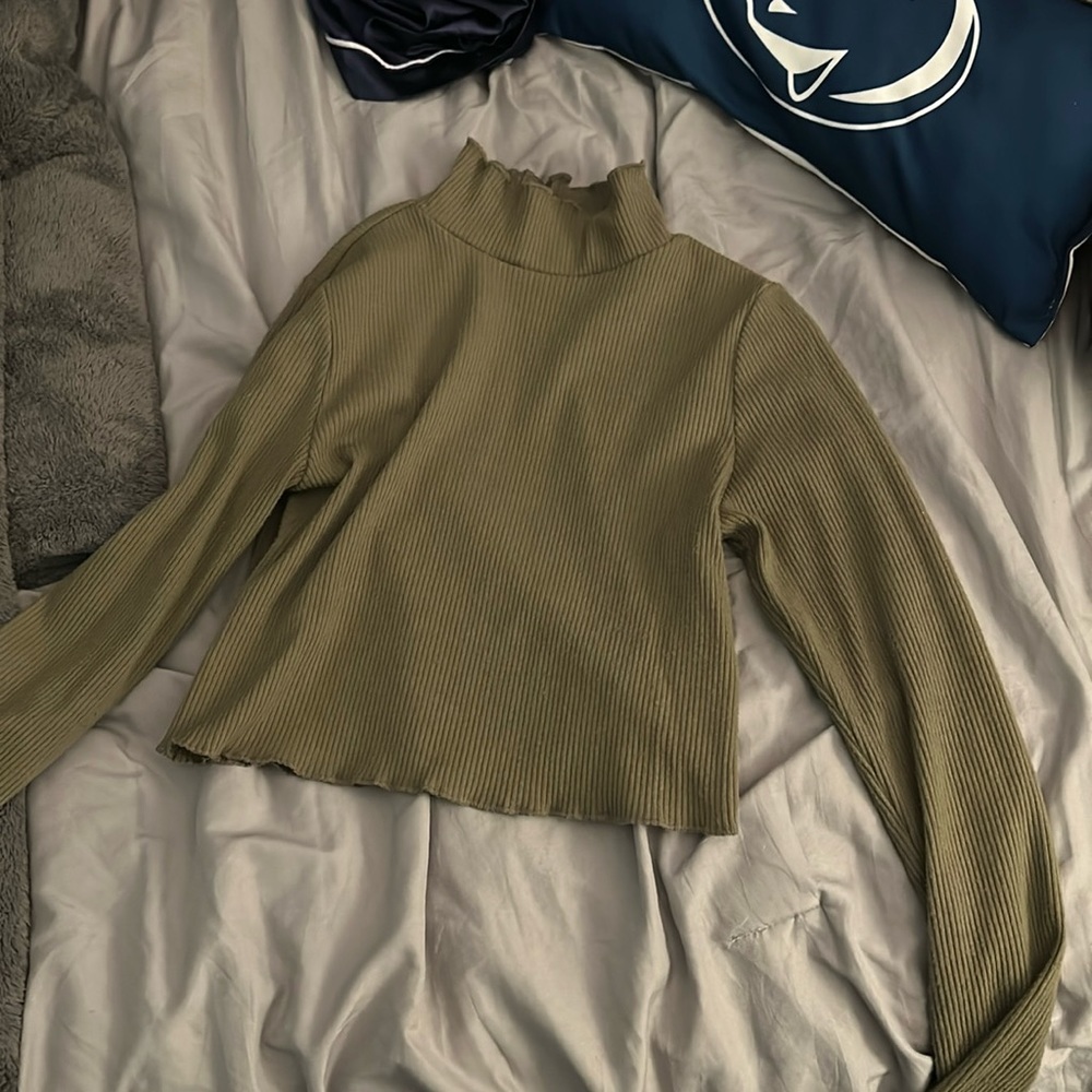 Aerie cropped turtle neck